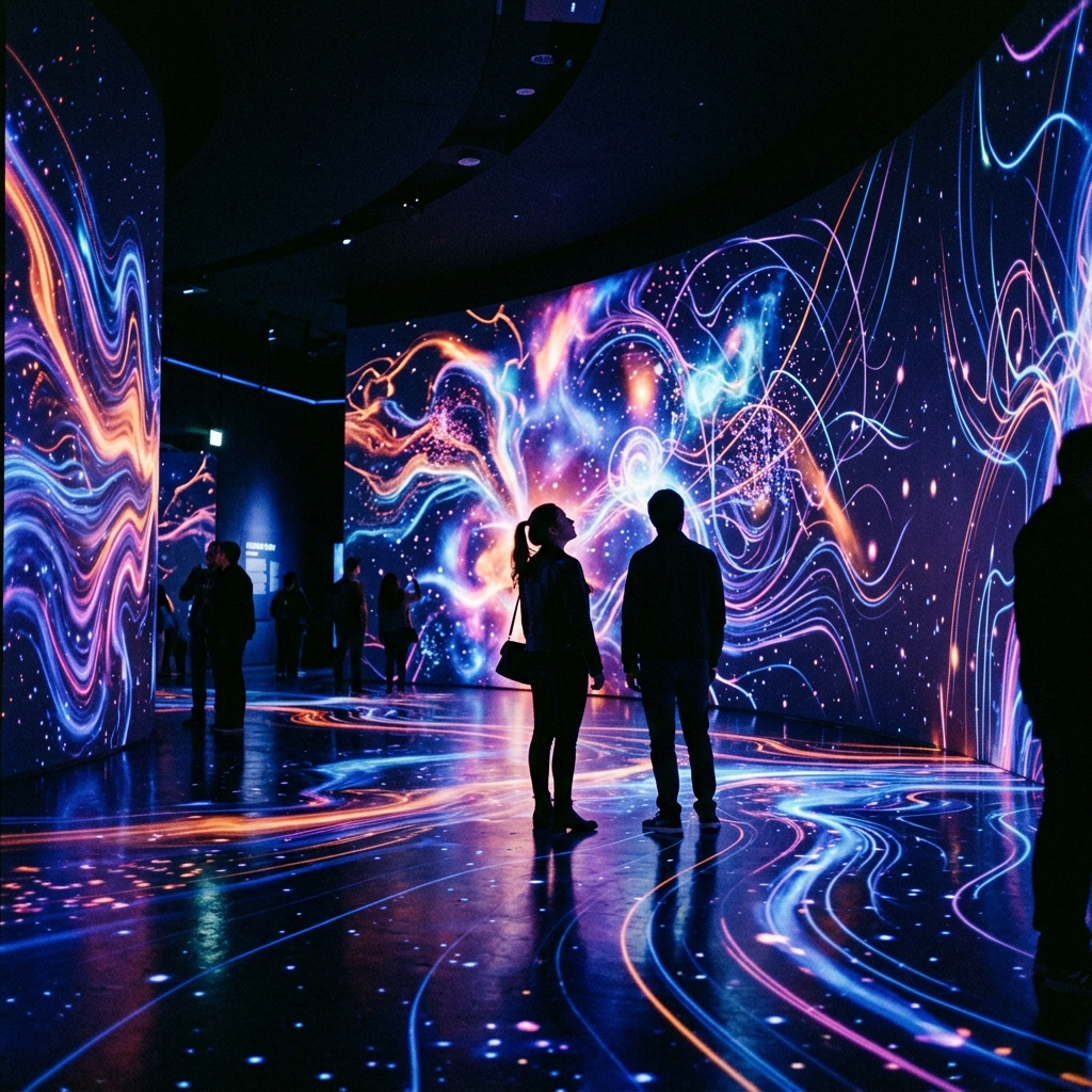 数字沉浸光影展现场